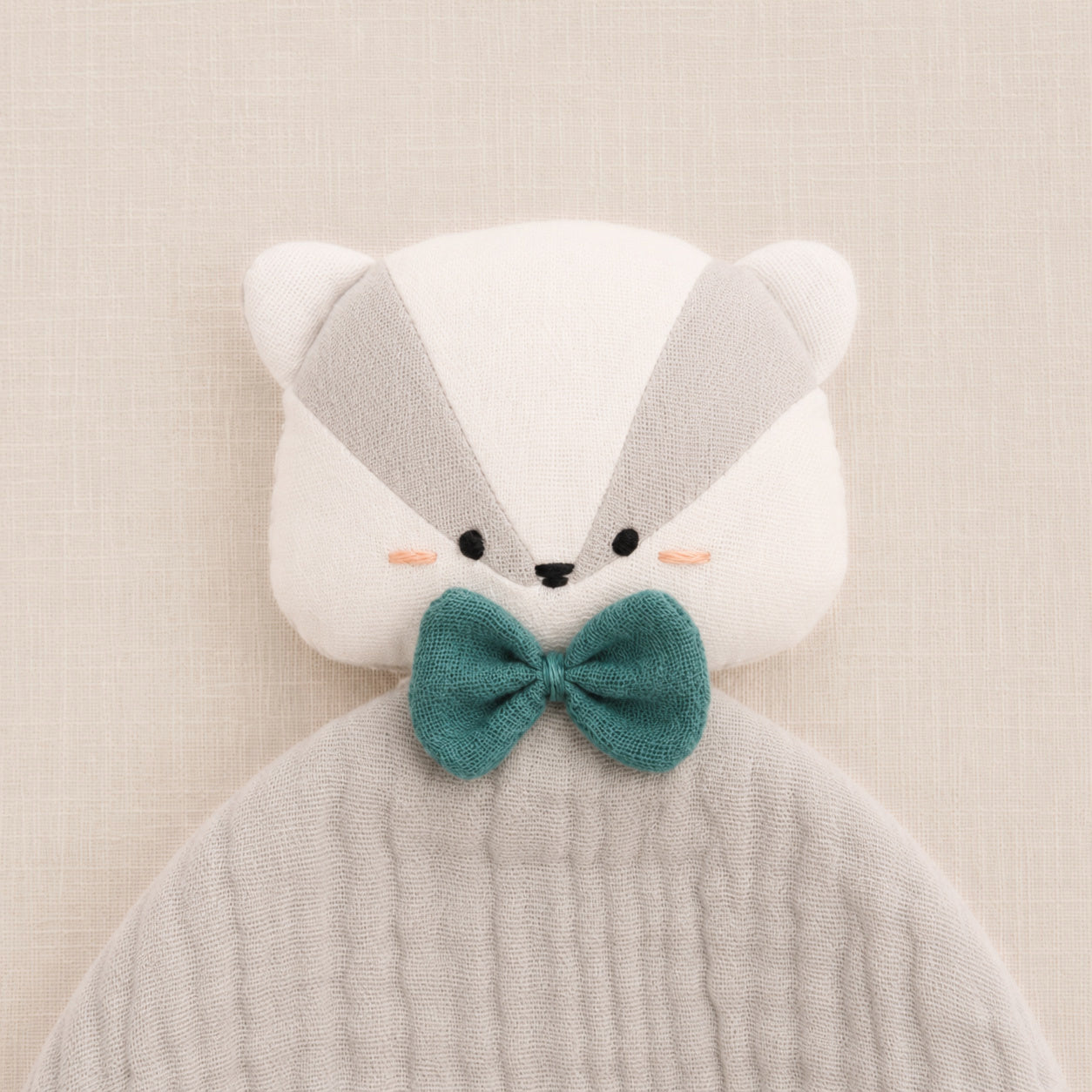 Doudou lange "Blaireau"