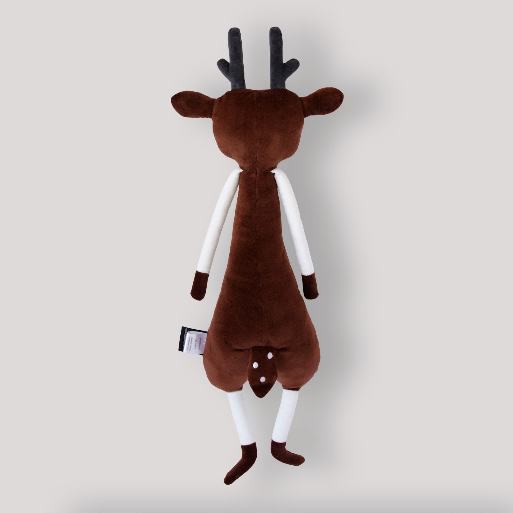 Doudou artisanal de fabrication française Hamilton le cerf, dos