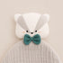 Doudou lange blaireau en double gaze de coton biologique fabriqué en France