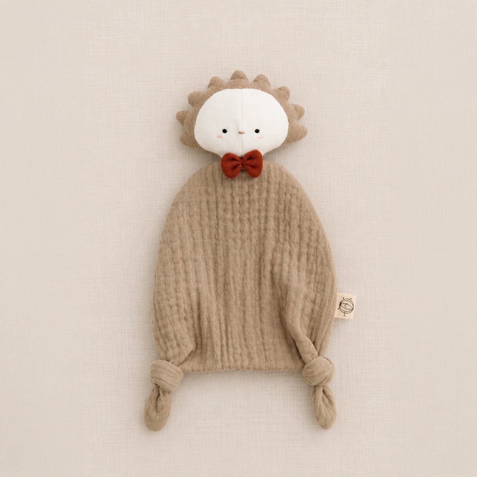 Doudou lange hérisson Trotte Noisette couleur taupe