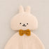 Doudou lange lapin en double gaze de coton biologique fabriqué en France