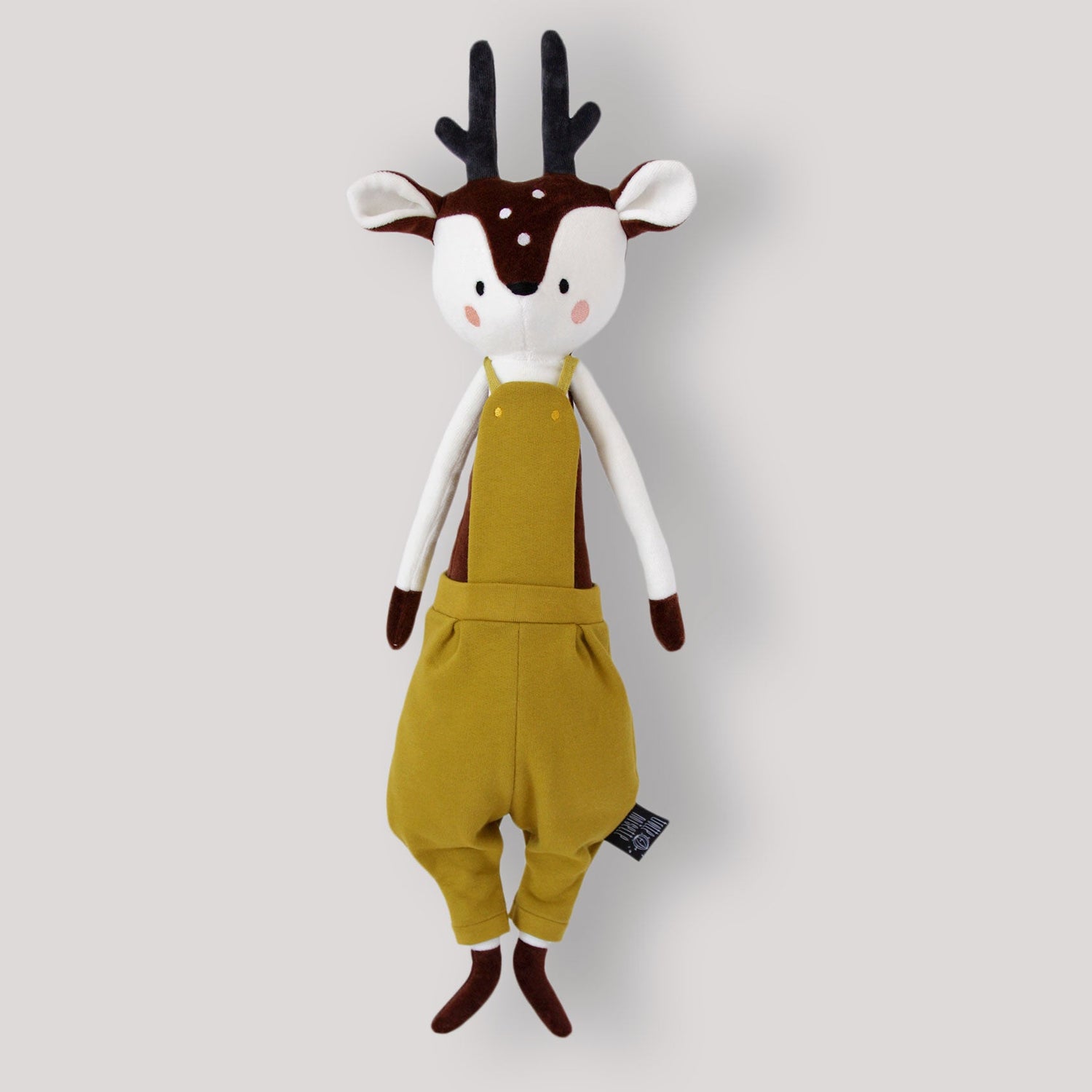 Doudou Biche personnalisé au crochet, doudou prénom Doudou Biche personnalisé au crochet, doudou prénom